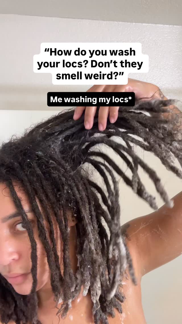 Instagram post by @calicurls for Suave. Caption reads: The most annoying comment I get about my locs?....