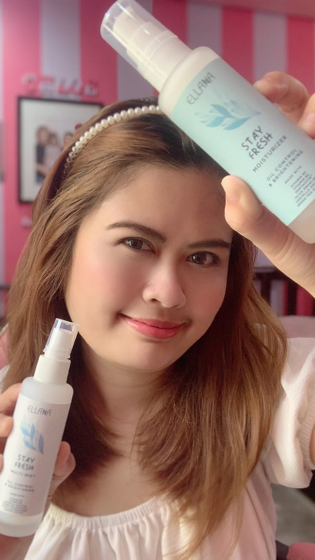 Instagram post by @lhyziebongon for Ellana Cosmetics Official. Caption reads: If you have this... use that @ellanaminerals....