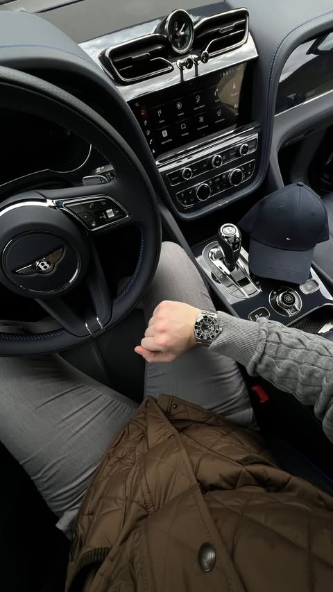Instagram post by @the.mattbook for Bentley Motors. Caption reads: [Ad] This car needs no trending audio 🎶 #bentley....