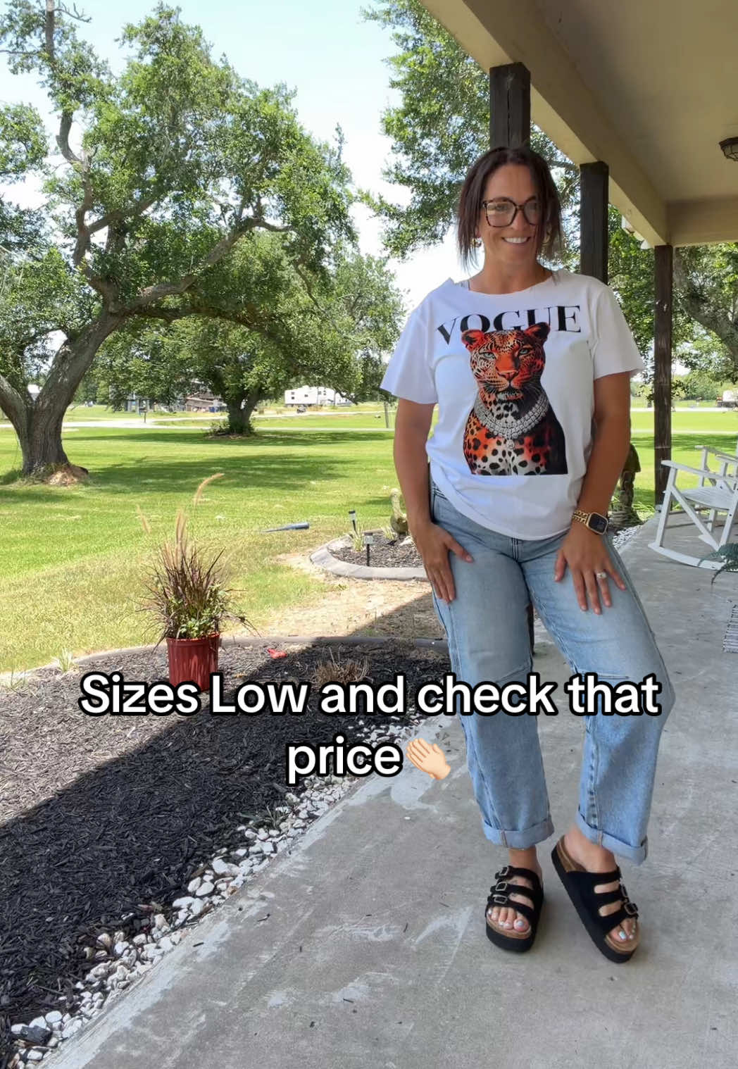 TikTok post by @amyerbelding1.0 for Walker Rose Boutique. Caption reads: [...] #barreljeans #jeans #denim #sale @Walker....