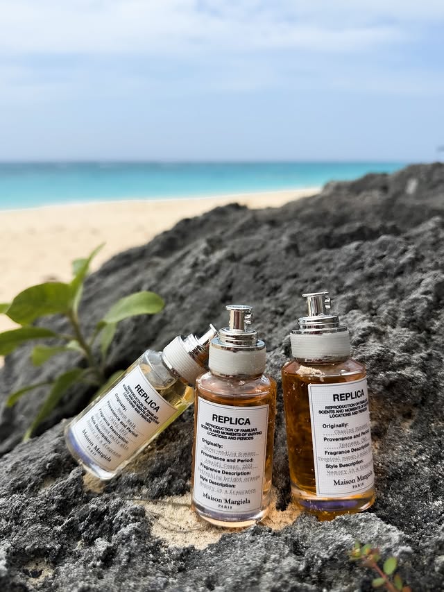 Instagram post by @vanilace for Maison Margiela Fragrances. Caption reads: [...] scent to bring them back....