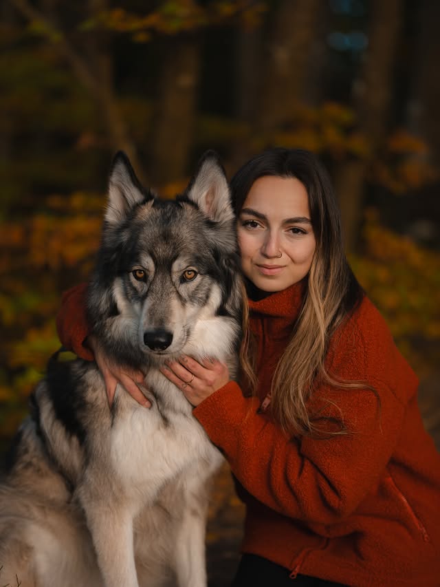 Instagram post by @odens_life for Astrid Wild. Caption reads: It started snowing here last week and we can’t be....