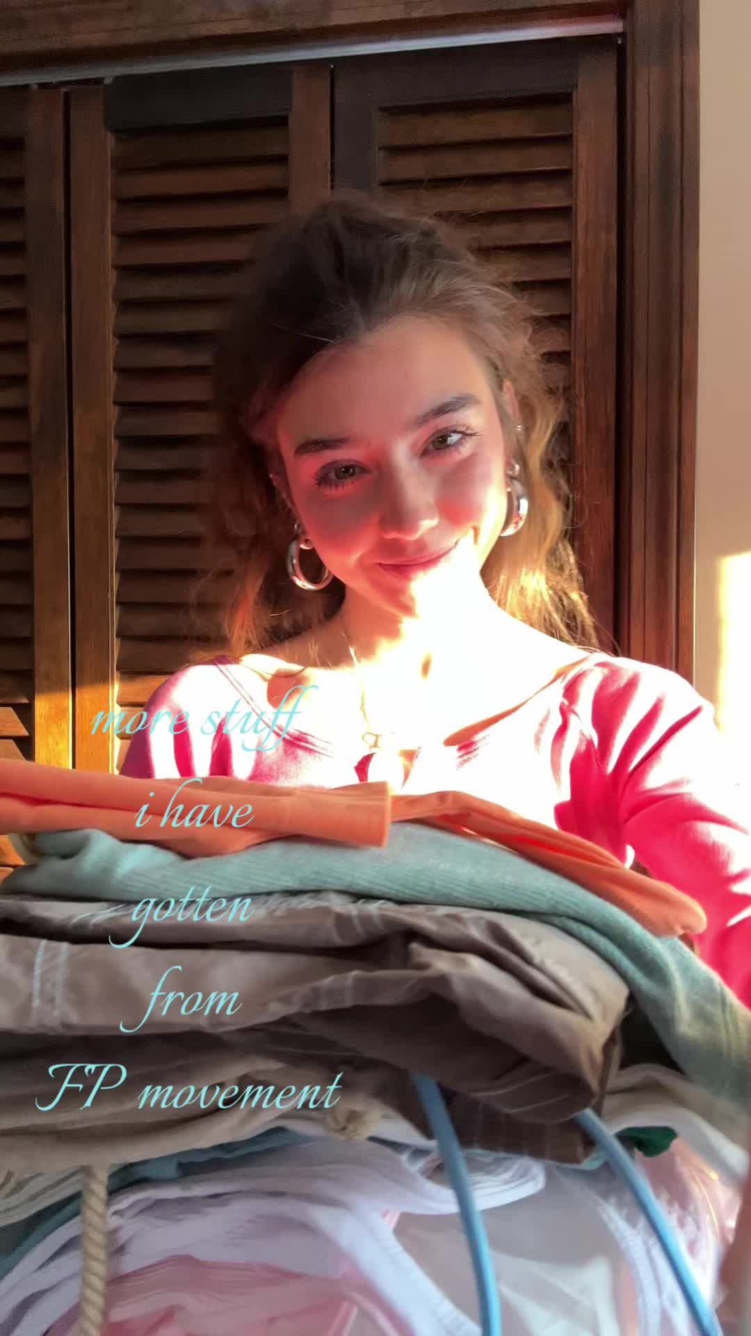 TikTok post by @supersexycoolgirl7 for Free People. Caption reads: [...] mountains 🧘‍♀️⛰️🪽🪷 @FP Movement @Free....