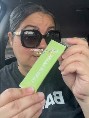 TikTok post by @mommadelarosa for Gorgie. Caption reads: Drink your water 💦 & stay hydrated. #gorgieglow....