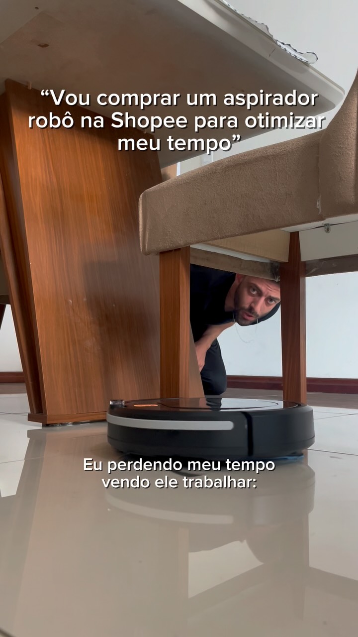 Instagram post by @bruniinmiranda for Shopee. Caption reads: Meu mais novo funcionário 🤣
lembrando que a....