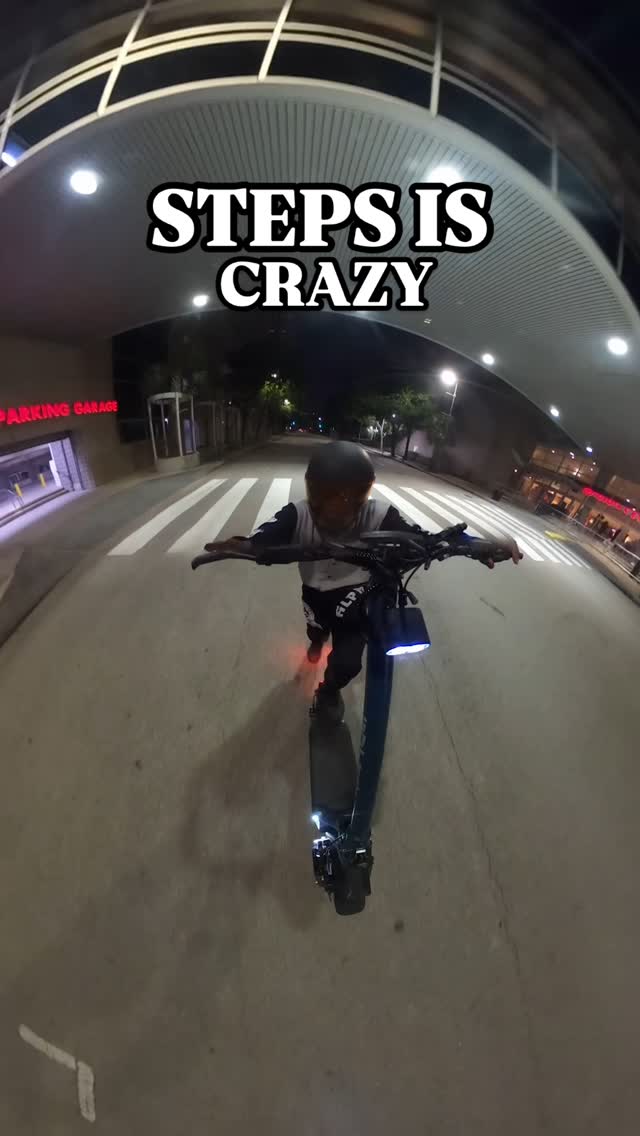 Instagram post by @scooter_kel for Gotrax. Caption reads: Come on, that’s tuff 😂 @ridegotrax....