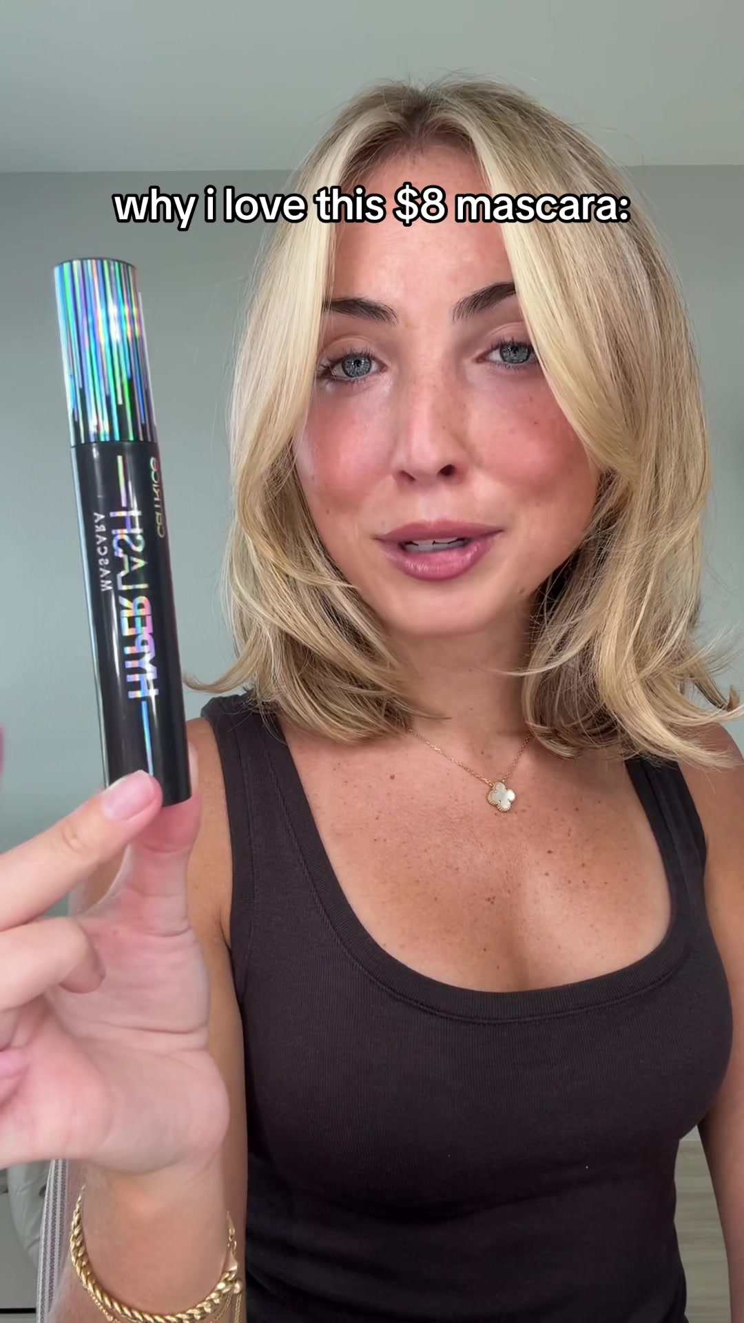 TikTok post by @katie.org for CATRICE Germany. Caption reads: #CatricePartner EIGHT DOLLARS? yes please....