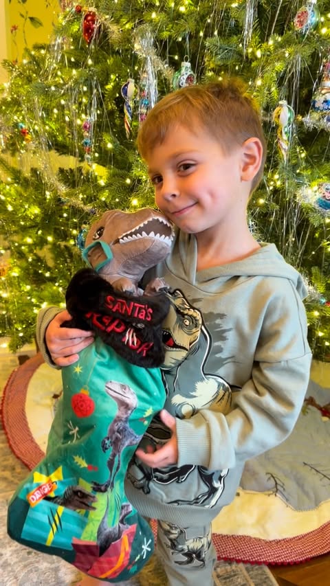 Instagram post by @kateystanley for Jurassic World. Caption reads: [...] dinosaurs and @walmart has all his....