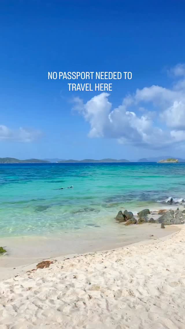 Instagram post by @sallytrubella for Visit The USA. Caption reads: US citizens do not require a passport to go to....