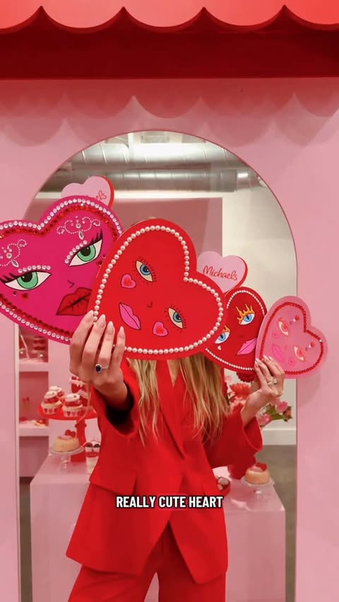 Instagram post by @jacvanek for Michaels Stores. Caption reads: When @michaelsstores asks you to host a....