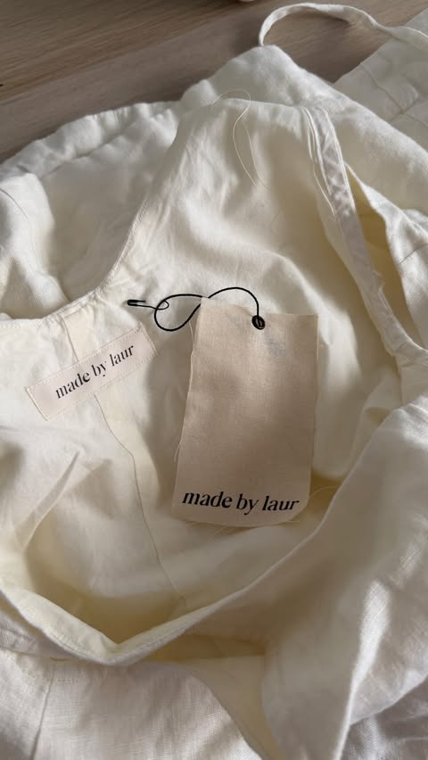 Instagram post by @madebylaur_ for Cricut ANZ. Caption reads: I’m always looking for ways to use up fabric....