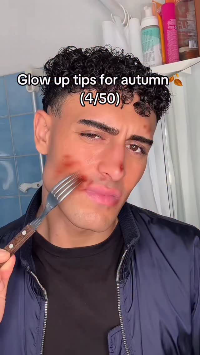 Instagram post by @gabriel_dridii for Banish. Caption reads: [...] #acne #acnescars #fyp #reels AD |....