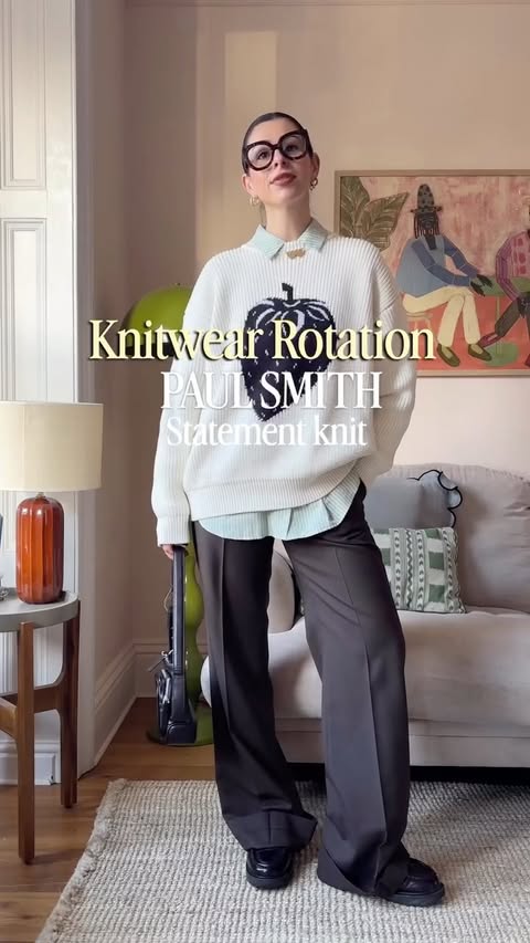 Instagram post by @franki.dammone for Paul Smith. Caption reads: [...] for your cold-weather wardrobe from....