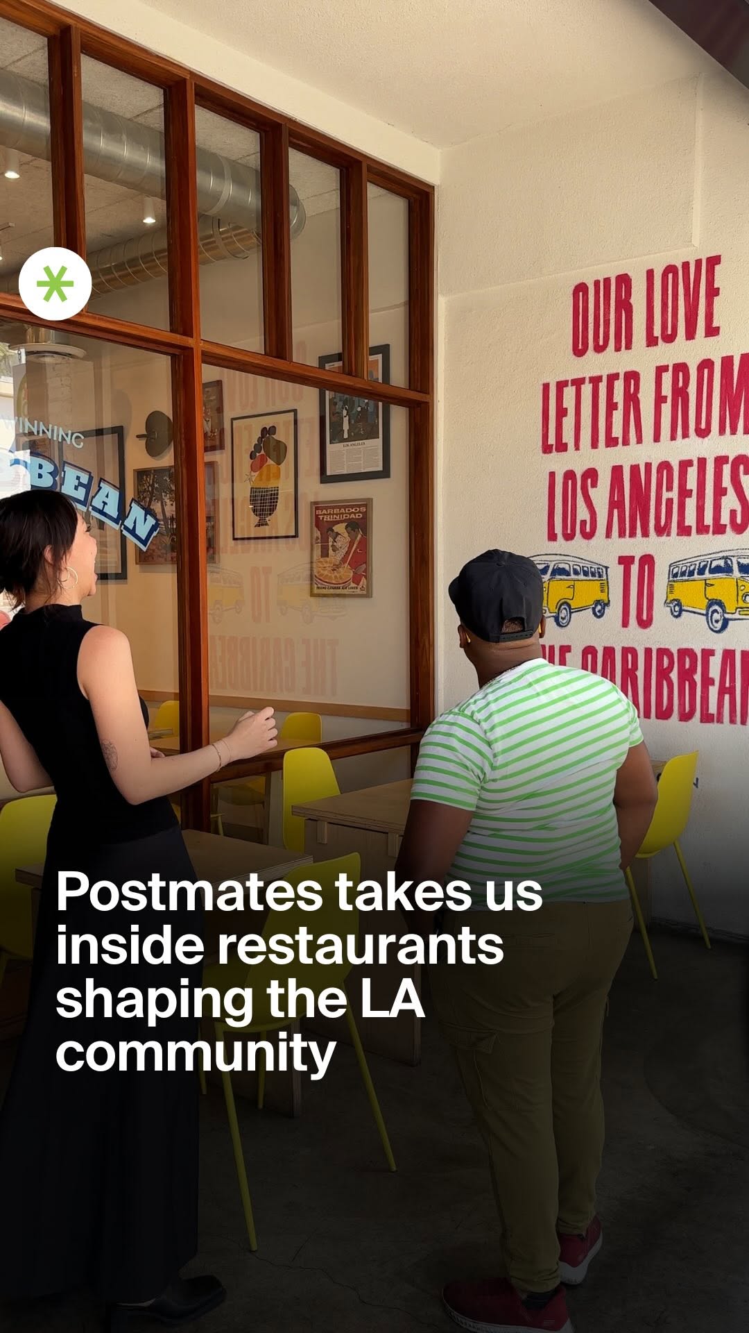 Instagram post by @secret.losangeles for Postmates. Caption reads: LA’s restaurants have our heart ❤️ We’ve been....