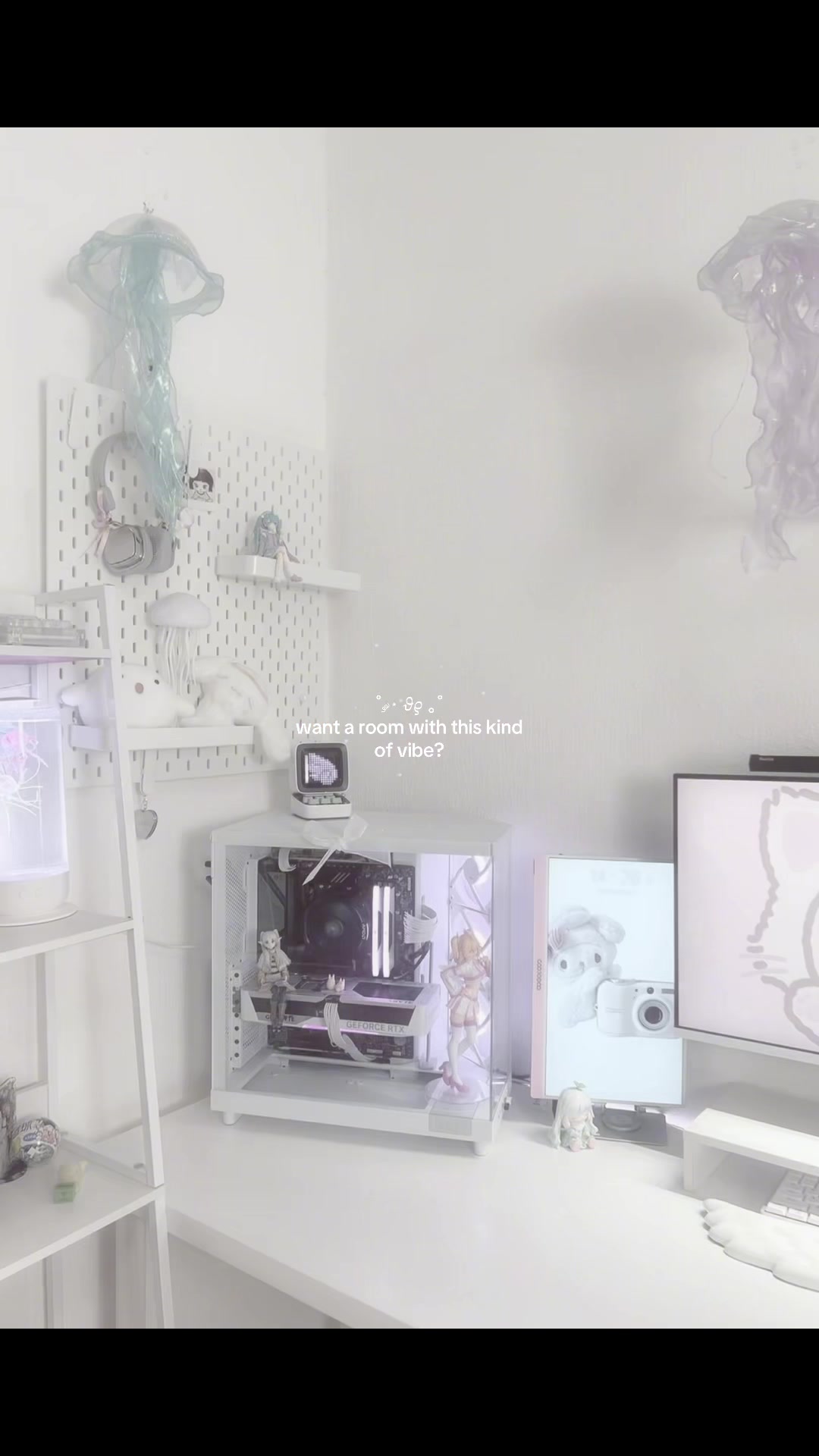 TikTok post by @anvekiko for Divoom. Caption reads: [...] to figure out and very simple set up!....