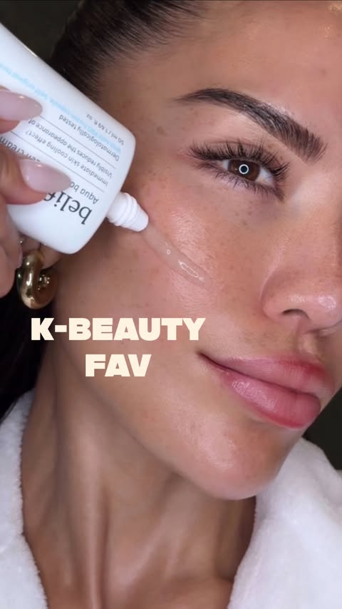Instagram post by @iluvsarahii for belif USA. Caption reads: @Belif just dropped their newest K-beauty launch…....
