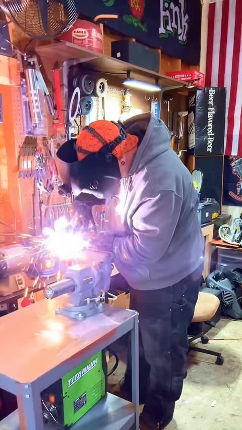 Instagram post by @sickboy_weirdbeardkustom for Carhartt. Caption reads: Everyone wants to wear @carhartt until it’s time....