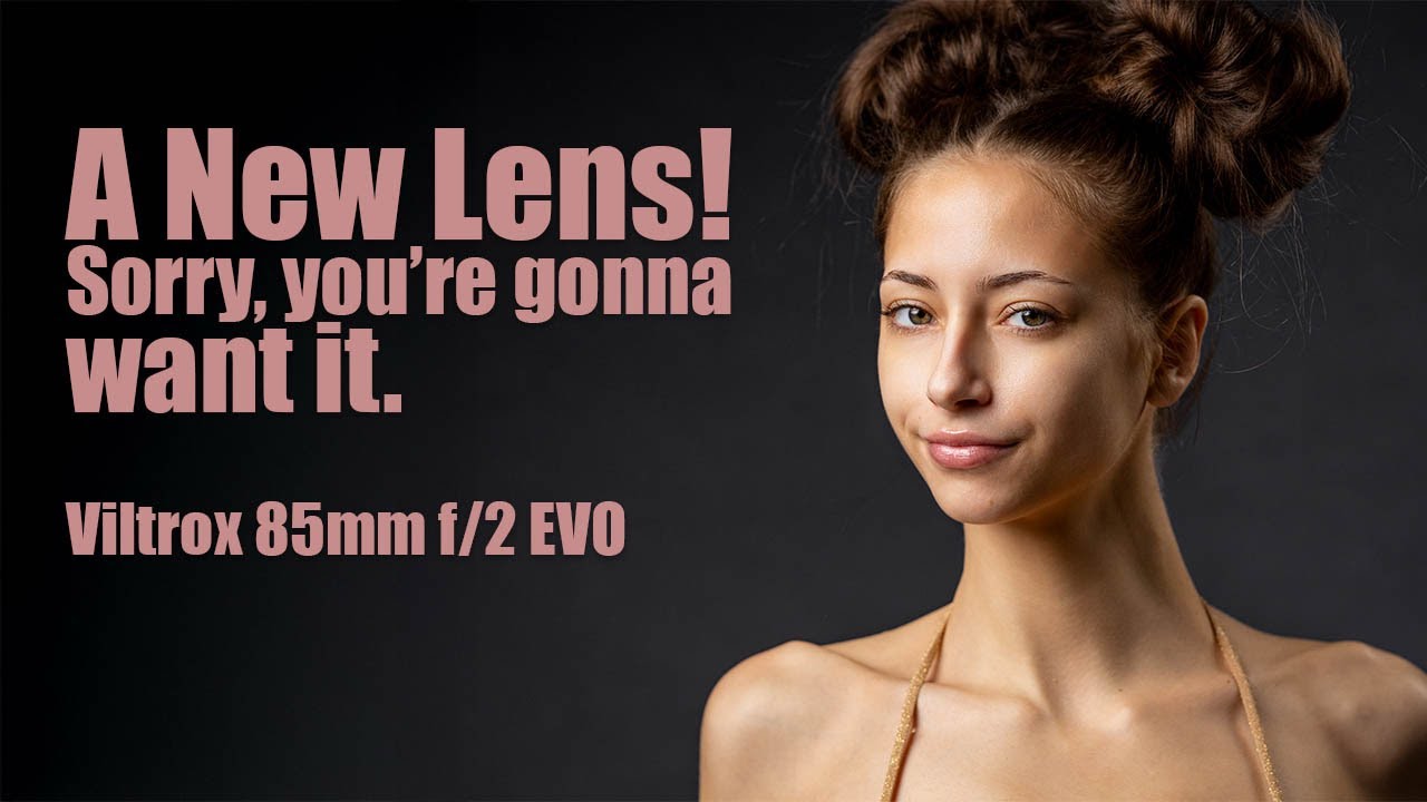 YouTube post by @kaskoPhoto for Viltrox. Caption reads: Oh wow, it’s that good! Viltrox 85mm f/2 EVO.