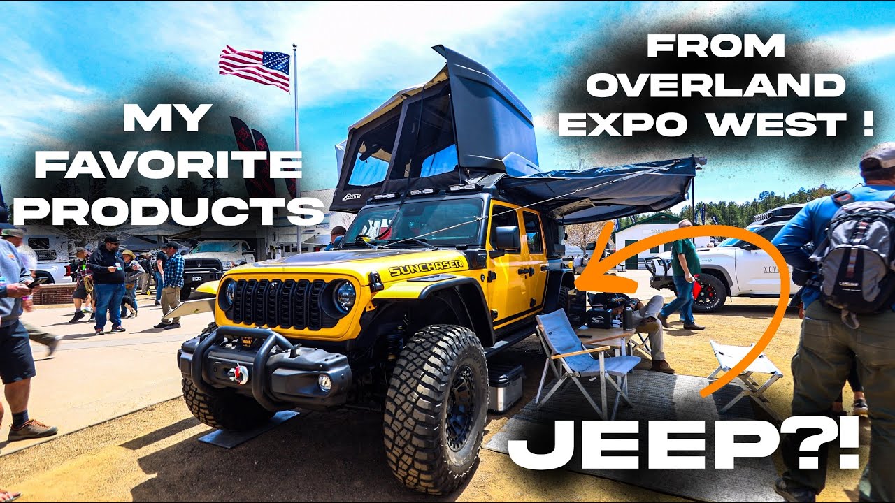YouTube post by @TalonSei for C4 Fabrication. Caption reads: My Favorites from Overland Expo West 2025 |....