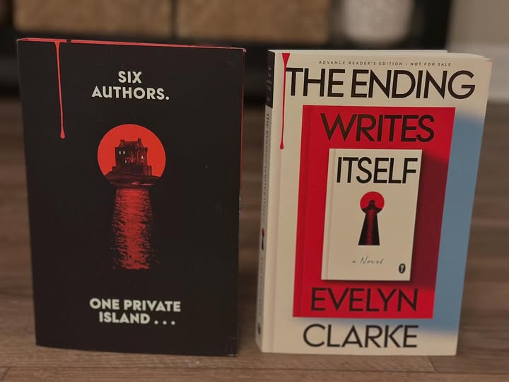 Instagram post by @annaisalwaysreading for Harper Books. Caption reads: 📚Book Review📚 The Ending Writes Itself....