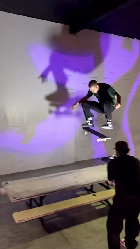 Instagram post by @dylanjaeb for Nike Skateboarding. Caption reads: @skate @nikesb #ad.