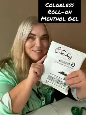 TikTok post by @marlasikes for Biofreeze. Caption reads: BiOFREEZE Professional Colorless Pain Relief Roll....