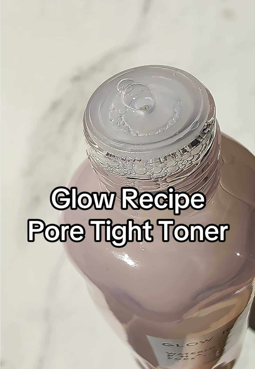 TikTok post by @krism8888 for Glow Recipe. Caption reads: 💦 Loving this texture! Glow Recipe Watermelon....