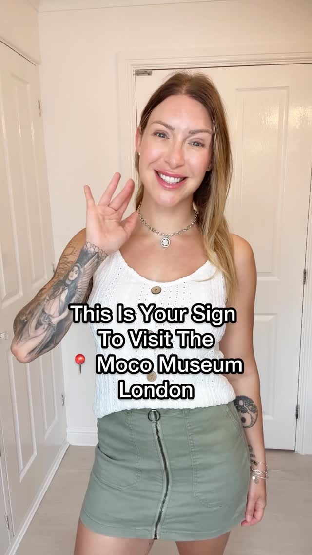 Instagram post by @tracykissdotcom for Moco Museum. Caption reads: The @mocomuseum is incredible! Such a fantastic....