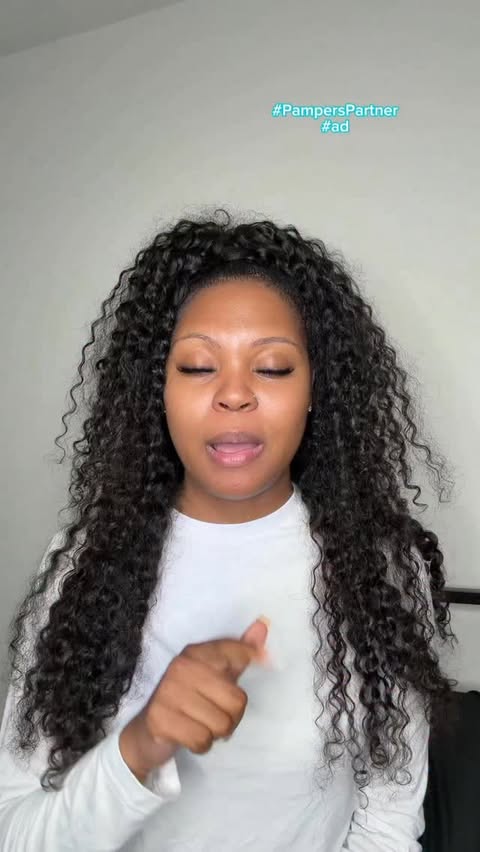 Instagram post by @dasiatemia for Pampers. Caption reads: #AD #pamperspartner We finally got a full night of....