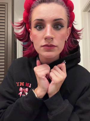 TikTok post by @drpeppermamii for Livaclean. Caption reads: [...] #skincare #bartender #makeup #altgirl....