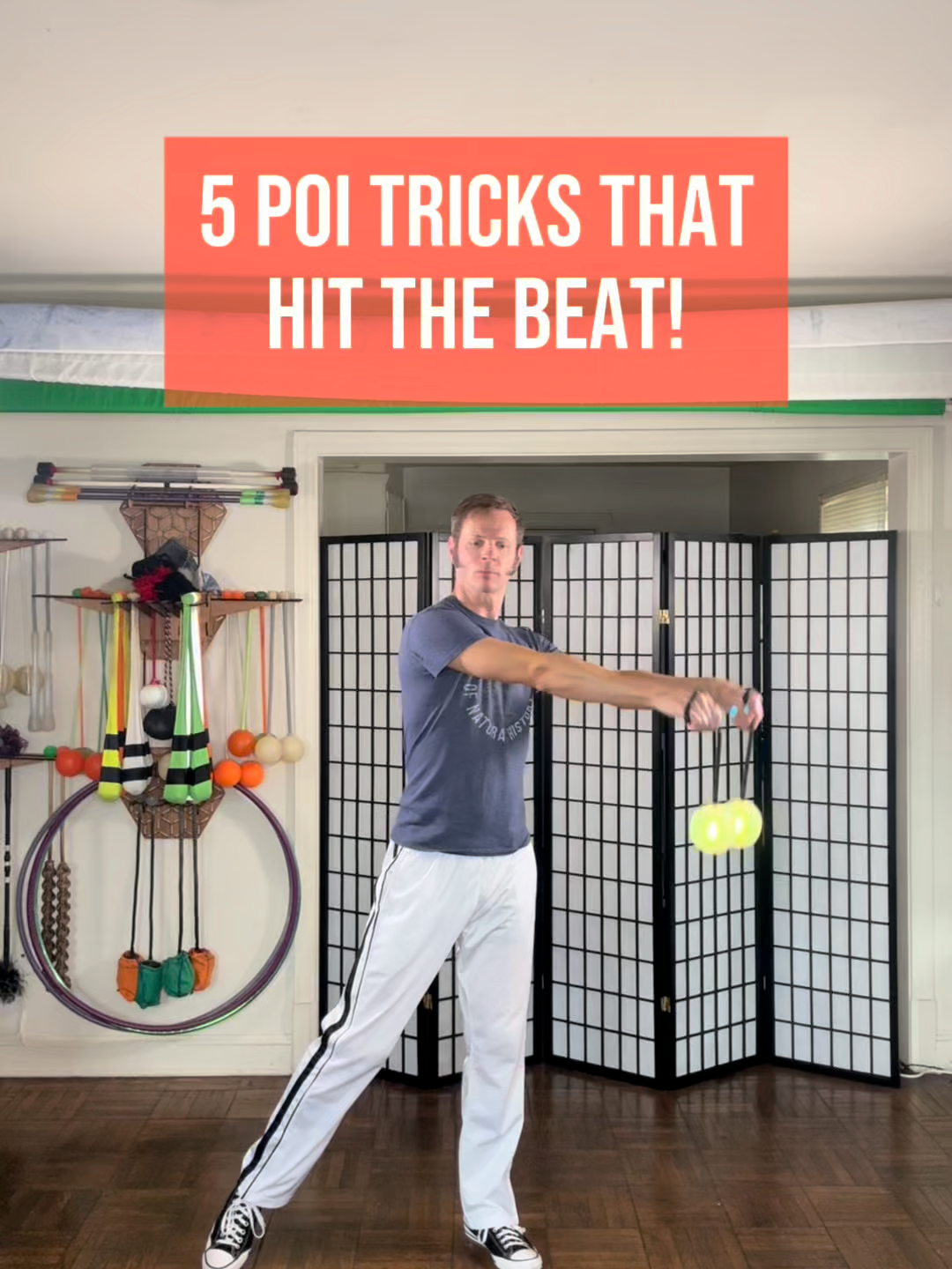 TikTok post by @drexfactor for Ultrapoi. Caption reads: Hit that beat with these 5 poi tricks! One of the....