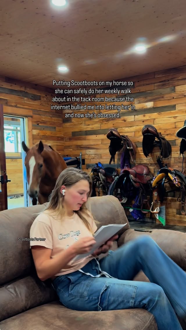 Instagram post by @doublezfarm for Scoot Boots. Caption reads: #ad I know I’ve been bragging about....