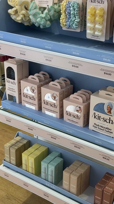 Instagram post by @angelacbeauty for Kitsch. Caption reads: [...] smell 🍊✨🌊 I’m soo ready for summer....