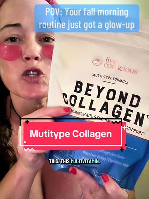 TikTok post by @danarosebud for Live Conscious. Caption reads: [...] Peanuts No Fillers Beyond Collagen Live....