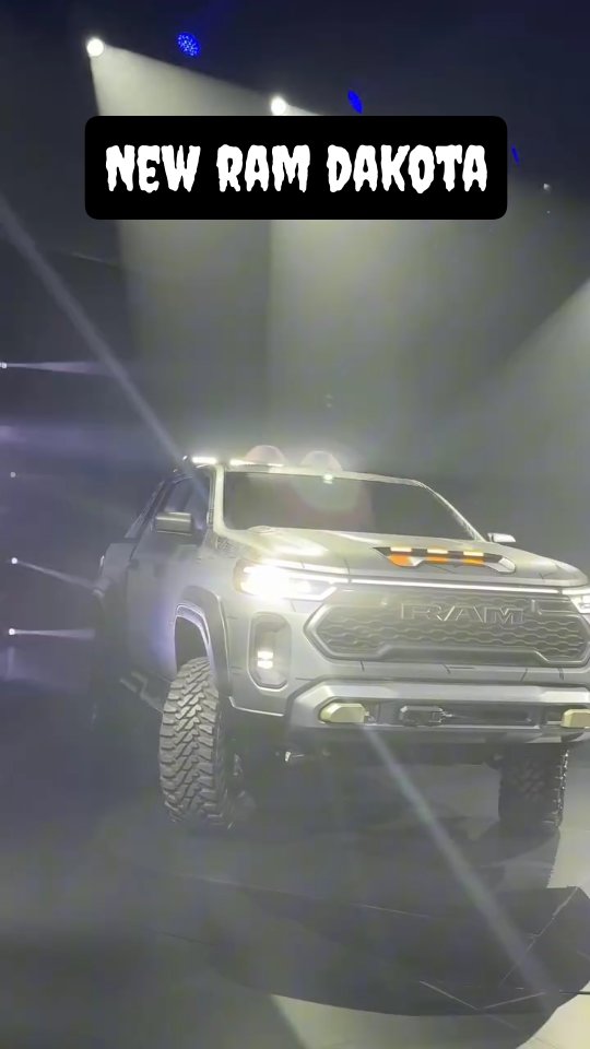 Instagram post by @catchmeoffroad for Ram Trucks. Caption reads: Check out the new @ramtrucks Dakota Nightfall....