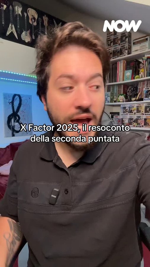 Instagram post by @alvisesalerno for NOW. Caption reads: Seconda puntata via dritta

@nowtvit #xf2025 #now....