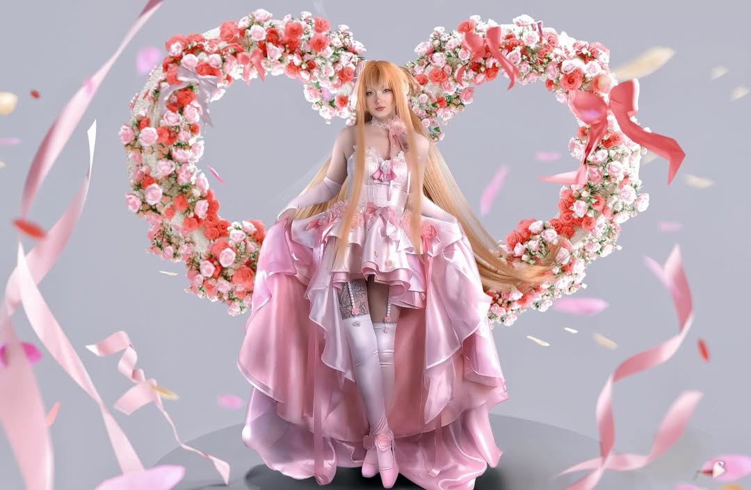 Instagram post by @gacha_princesss for dokidokicosplay. Caption reads: [...] @gacha_princesss Costume....