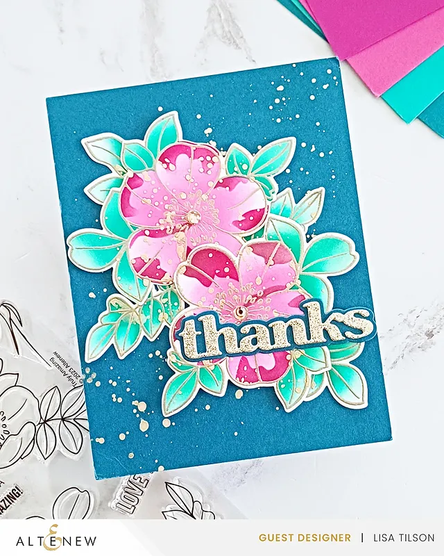 Instagram post by @lisatilson for Altenew. Caption reads: [...] friends! The Truly Amazing Bundle from....