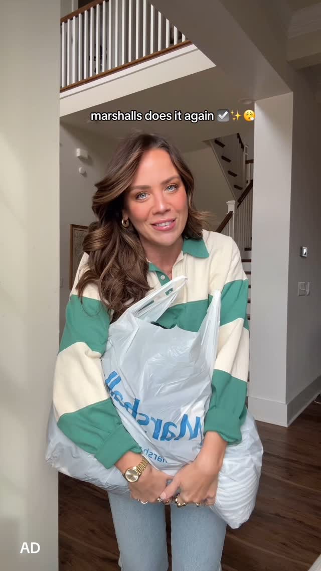 Instagram post by @krismarieerrington for Marshalls. Caption reads: @marshalls haul! Found the prettiest edgy feminine....