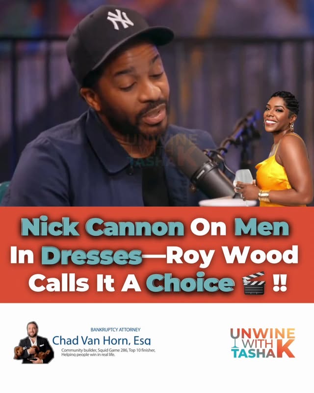 Instagram post by @unwinewithtashak for Wondery. Caption reads: [...] dresses for comedy! 🎭🤔 According to....