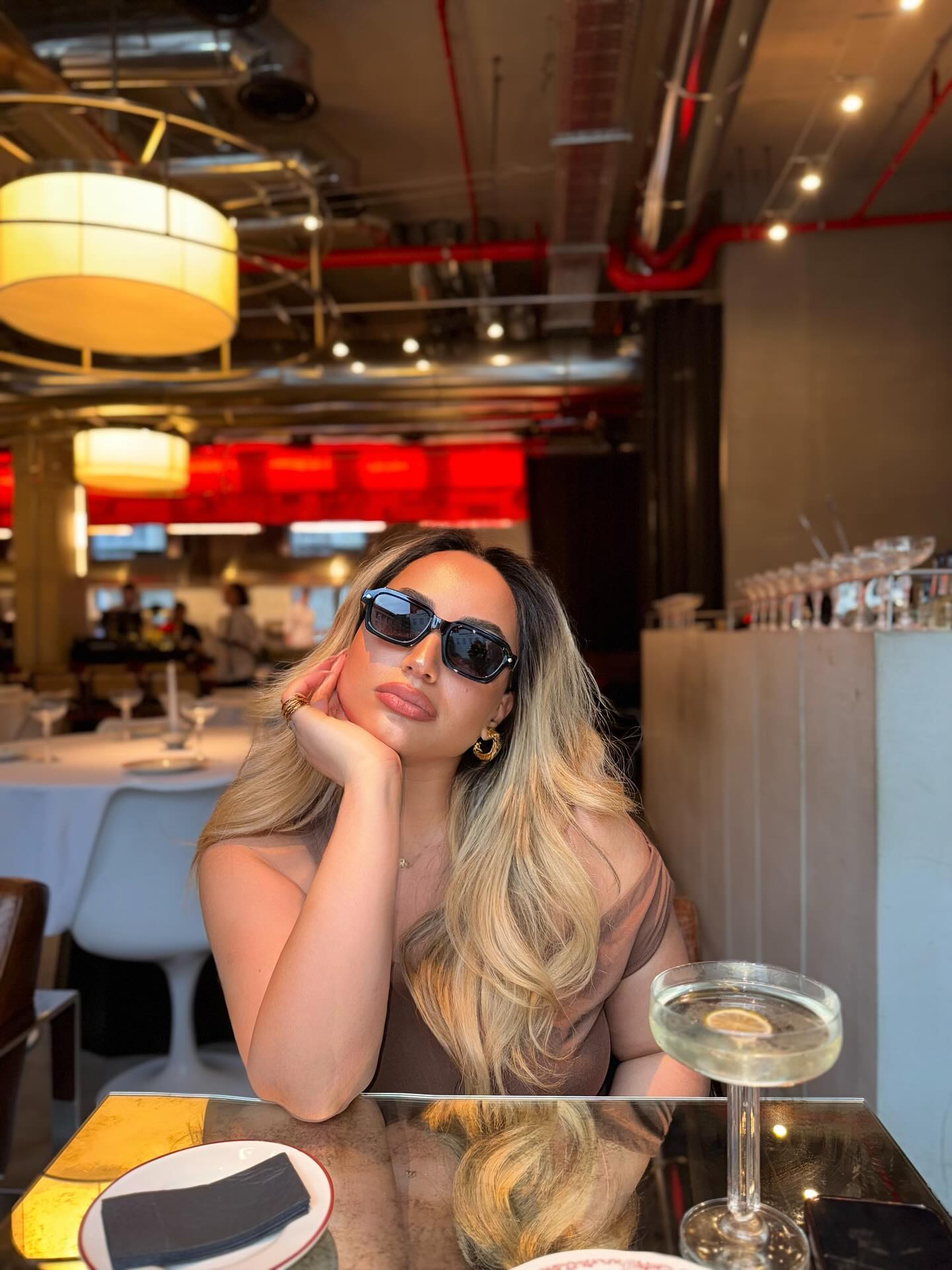 Instagram post by @rittakortava for SOJOS VISION. Caption reads: one cocktail, four moods of new shades 🕶️
*ad....