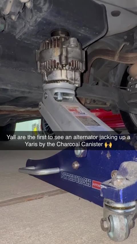 Instagram post by @mileskurth for Toyota USA. Caption reads: @toyotausa ftw! It didn’t even crack 😂 #toyota....