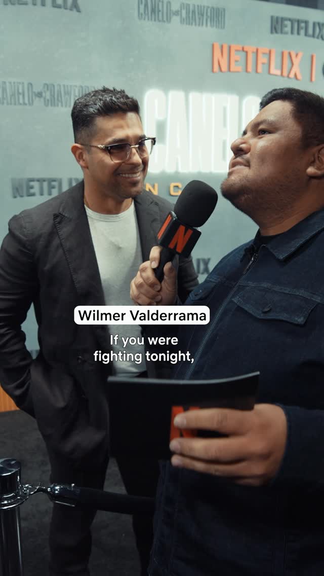 Instagram post by @leogonzall for Netflix. Caption reads: Wilmer was out here foreshadowing the biggest....