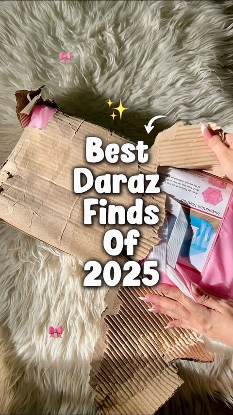 Instagram post by @sadiya_umair for Daraz. Caption reads: Best Daraz Finds Of 2025 

Links are saved in....