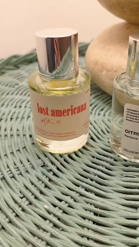 Instagram post by @tomi_nico24 for Dossier. Caption reads: [...] have because they all smell amazing 😍....