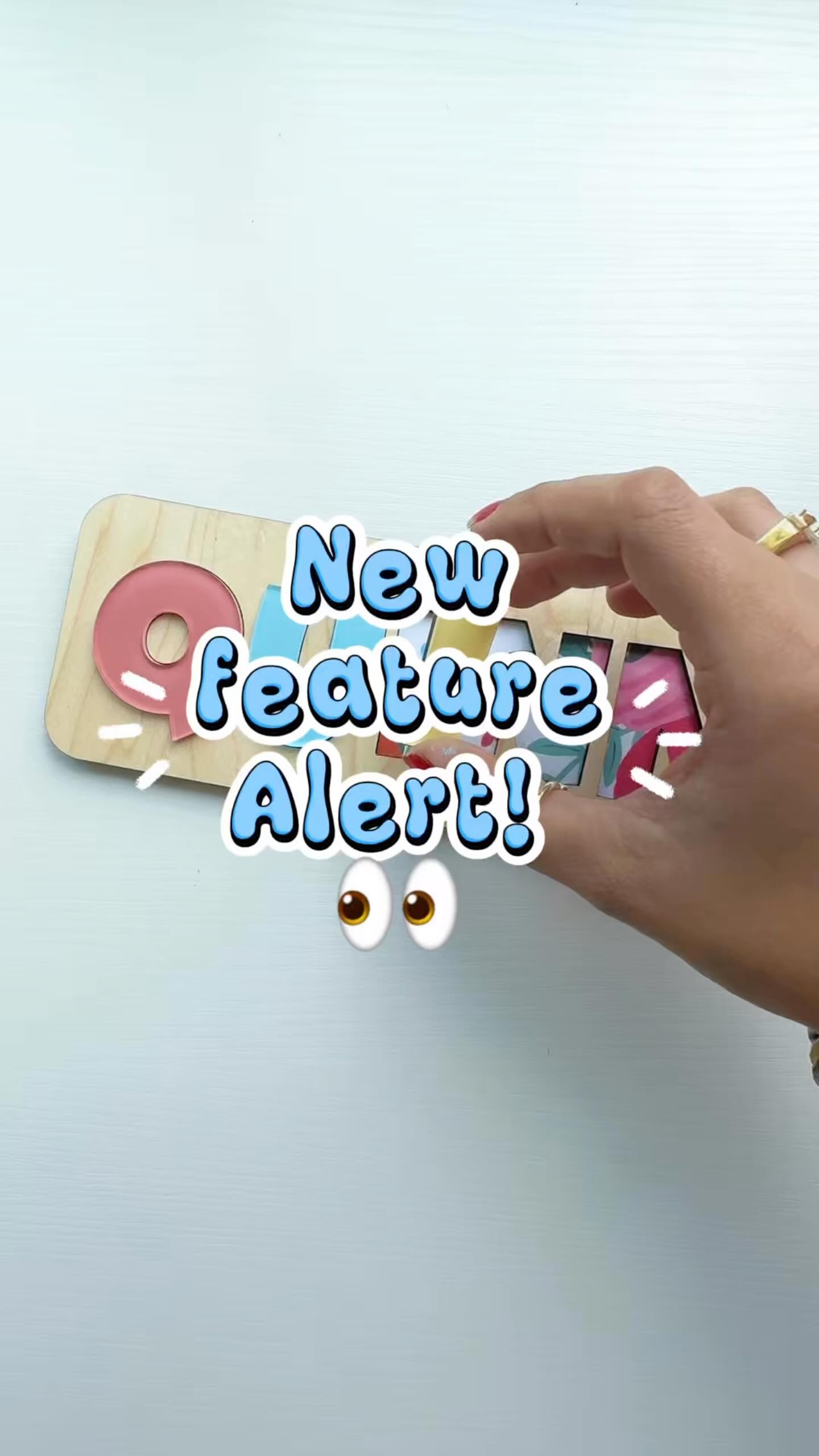 Instagram post by @fabidesignstudio for Glowforge. Caption reads: 🚨BIG update just dropped in the Glowforge App—and....