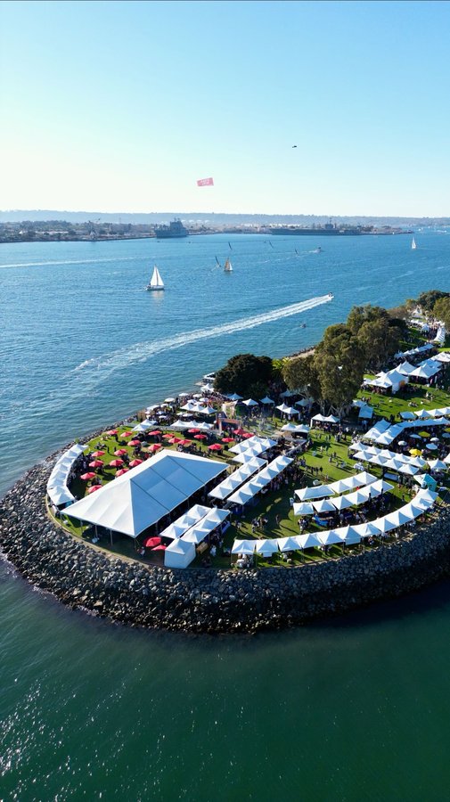 Instagram post by @sdfoodies for Southwest Airlines. Caption reads: San Diego Food + Wine Festival is almost....