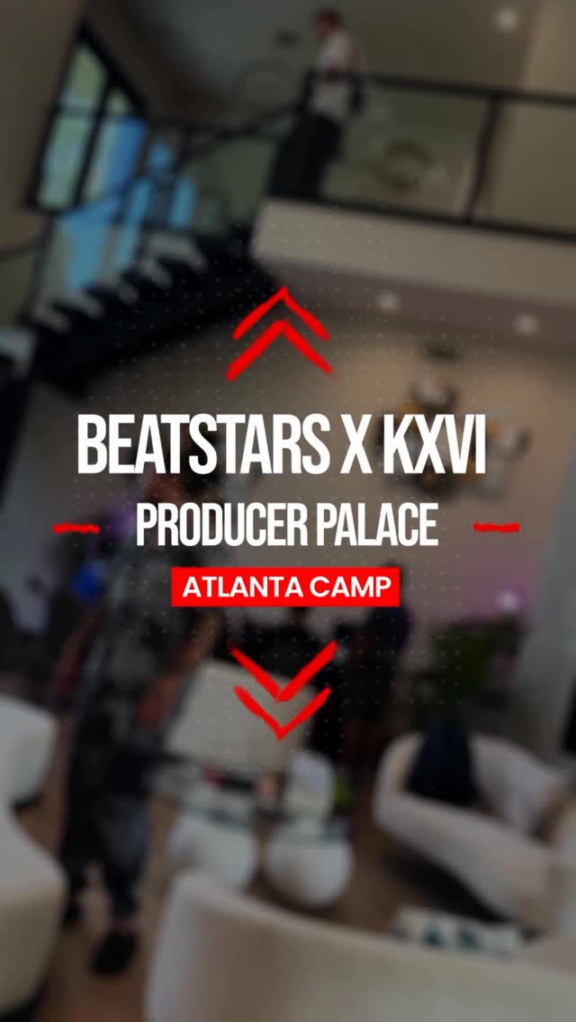 Instagram post by @adieu_xo for BeatStars. Caption reads: Producer Palace in Atlanta was everything we hoped....