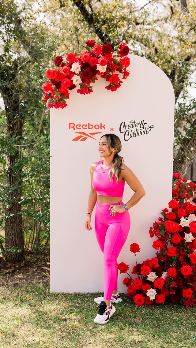 Instagram post by @marinaamiddleton for Create & Cultivate. Caption reads: [...] along with me for the @Reebok and....