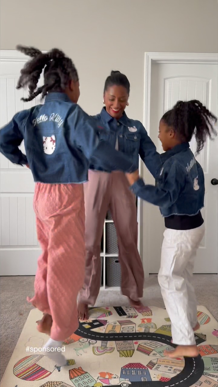 Instagram post by @occasions.byshakira for Hello Kitty. Caption reads: Meeting the amazing team behind @childrensplace at....